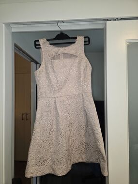 Frenchi Nordstrom Blush Cutout Fit & Flare Mini Dress (Size 5 Junior)